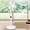 ABANICO SOLAR RECARGABLE DE 16 PULGADAS MD-12103