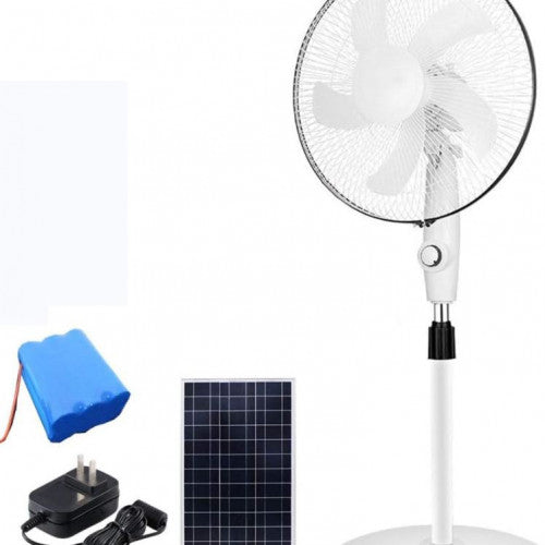 ABANICO SOLAR RECARGABLE DE 16 PULGADAS MD-12103